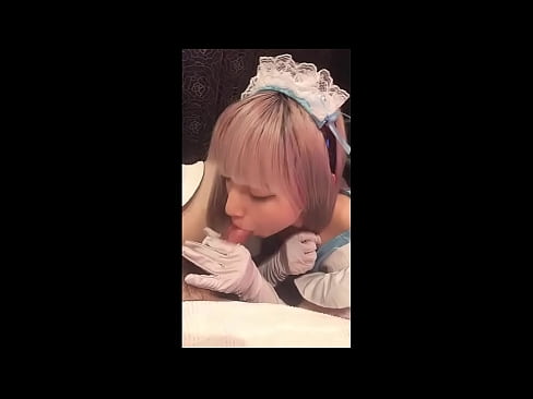 ❤️ יפני איידול [מאיוקה], תחפושת עוזרת צרפתית, חלק 1, מציצה וטלטלה עם קרם ❤️❌ סרטון אנאלי אצלנו ❌️❤